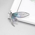 thumbnail image 3 of Cute Colorful Dragonfly Shape Brooch Shining Rhinestones Inlaid Pin Suit Lapel Badge Jewelry Gift Coat Accessories, 3 of 5