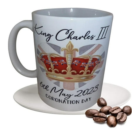 

Tohuu King Mug 350ml Ceramic Coffee Mugs For Women And Men Crowning Of 2023 Charles III New King Of England And Commonwealth Gift For Christmas gorgeously