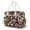 Cartoon Floral Print, variant on Pzuqiu Cute Panda Print Large Insulated Lunch Bag for Women Quilted Lunch Tote Holds Full Daily Meals & Small Personal Items for Adult Office Work Daily Use