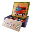 thumbnail image 1 of 3 in 1 Calculation Math Toy with Teaching Card Block Puzzle Number Puzzle Button Art Toys Early Educational Toy, 1 of 7