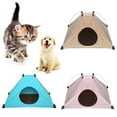 thumbnail image 3 of Pet Dogs Cats Foldable Tent Soft Nests Breathable Sleeping Bed House Kennel, 3 of 10