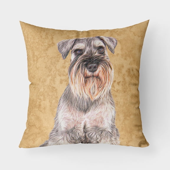German Shepherd Fabric Decorative Pillow