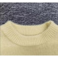 thumbnail image 5 of JIAYUE Girls Sweater Boys Knitted Pullover Long Sleeve Crewneck With Cute Banana Print Soft Warm Comfortable Casual Fall Winter Kids Leisure Children Tops, 5 of 9