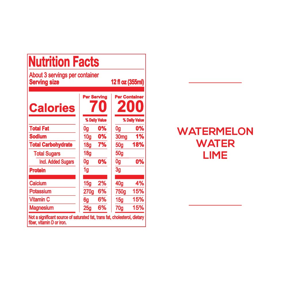 WTRMLN WTR Original Cold Pressed Juiced Watermelon, 33.8 fl oz - image 4 of 7