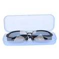 thumbnail image 1 of Sunglasses, Photochromic Sunglasses Coating Arc Radian  For Outdoor For Home Silver Black Frame, 1 of 8