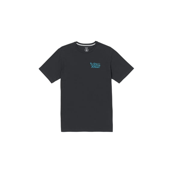 Volcom Mens Modern fit Short Sleeve T-Shirt Shirt Large Black Solid