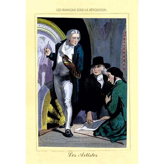 Les Artistes Fine art canvas print (20" x 30")