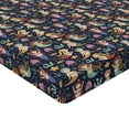 thumbnail image 2 of Ambesonne Mermaid Fitted Sheet 2 Pcs Set, Girls with Colorful Tails, Twin, Multicolor, 2 of 3