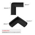 thumbnail image 2 of Protector de esquinas de mesa Uxcell con tiras de espuma negra, 2 of 7