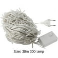 thumbnail image 3 of PENGXIANG Christmas Decor LED Curtain Lamp String Mini Art Modeling Lamp for Festival Party (10M Red), 3 of 10