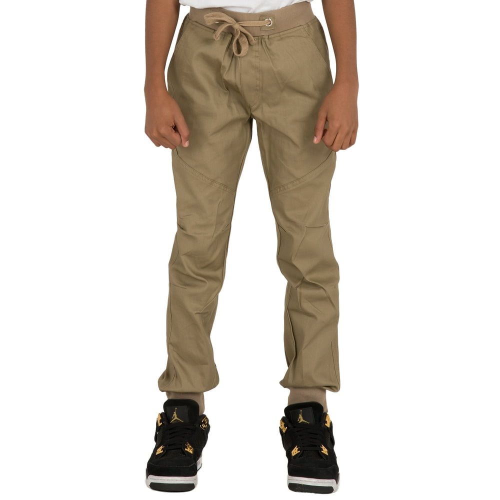 khaki joggers jcpenney