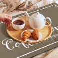 thumbnail image 6 of 16x24in Coffee Cup Pattern Dish Drying Mat: Absorbent Coffee Bar Mat – Fits Under Coffee Maker – Stylish Kitchen Countertop & Dining Room Decoration, 6 of 6