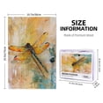 thumbnail image 4 of 1000 PCS Dragonflies jigsaw puzzles 1000 pieces,Stunningly Vibrant Colors,Stress relieving pleasure,Enchanting Dragonflies Wooden Puzzle 1000 Piece,Great for Relaxation and Display for Puzzle Lovers, 4 of 6