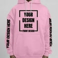 thumbnail image 4 of Tisuna Diy Hoodie For Children Freestyle Design Long Sleeve Hooded Tops Fashion Modern Big Girls Boys Kids Autumn Winter Pullover Diy Hoodies Pink Size 8-9 Years, 4 of 8