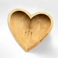 thumbnail image 6 of Heart Shaped Wooden Bowl with 12 Inspirational Cards | Handmade Religious Gift for Christians | Unique Congregation Present | Solid Wood | 10.5x10.5x2 in | Gift Box Included, 6 of 9
