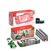 Nintendo Switch Console and Kart Holiday Combo: Nintendo Switch Lite Coral 32GB Console, Mario Kart Live: Home Circuit - Luigi Set, Mytrix 128GB MicroSD Card with Adapter