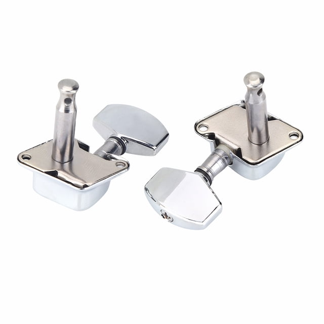 Clavijas de Guitarra acústica ANGGREK 3R 3L metal semicerradas plata