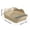 Khaki, variant on High Side Enclosed Cat Litter Box with Splash-Proof Design & Built-in Pedal, Includes Scoop – Spacious, Leakproof and Easy to Clean for Adult Cats