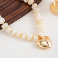 thumbnail image 5 of NICKSUN Chunky Heart Necklaces for Women, Colorful Resin Beaded Choker Necklace, Cute Gold Puffy Heart Statement Necklace Trendy Acrylic Choker Jewelry Gift, 5 of 8