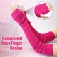 thumbnail image 4 of Calentadores de brazos sin dedos para mujer, guantes elásticos de invierno, guantes acrílicos, guantes extralargos de 50cm, 4 of 6