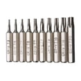 thumbnail image 5 of 10Pcs Set T3-T20 4Mm Metal Torx Head Screwdriver Bit 28Mm Length Tool Accessory, 5 of 8