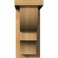 thumbnail image 2 of 5 1/2"W x 12"D x 12"H Ridgewood Smooth Corbel w/Backplate, Western Red Cedar, 2 of 9