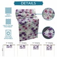 thumbnail image 6 of Purple Pink Roses Table Runner 72 Inches, Spring Floral Elegant Pastoral Botanical Bed Runner Dresser Scarves Tabletop for Indoor Outdoor Parties/Ceremony/Banquet, 16" x 72", 6 of 8