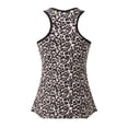 thumbnail image 5 of Womens Tankini Top Women's Leopard Ladies Bikini Top Swimsuit Top Conservative Swimsuit Top Without Bottoms Tankini Top Khaki L, 5 of 7