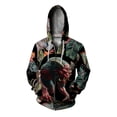 thumbnail image 5 of Sudadera con capucha para hombre de otoño, ropa gótica para hombre, sudaderas con capucha estilo hip hop con cremallera, sudadera con capucha con estampado de monstruo para hombre, ropa Y2k, 5 of 5