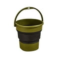 thumbnail image 2 of JingChun Collapsible Bucket Cleaning Bucket Mop Bucket Folding Foldable Portable Small Plastic Water Supplies for Outdoor Garden Camping Fishing Car Wash Space Saving Green Round B One Size, 2 of 5