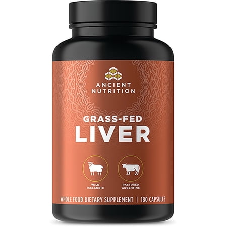 Ancient Nutrition Grass-Fed Liver 180 Caps