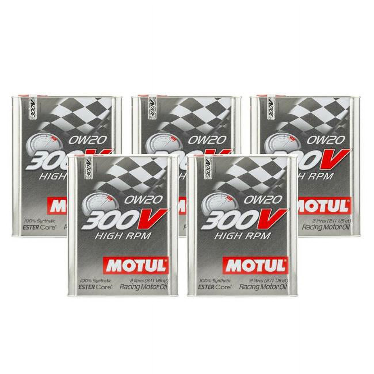 Motul USA MTL110813 2 Liter 300 V Racing Synthetic Oil