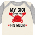 thumbnail image 4 of Inktastic My Gigi Loves Me Grandkids Boys or Girls Long Sleeve Baby Bodysuit, 4 of 5