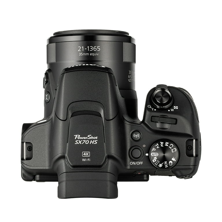 Canon PowerShot SX70 HS Digital Camera Bundle, Wi-Fi