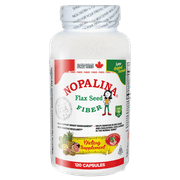 Nopalina Flax Seed Fiber Dietary Supplement, 120 count