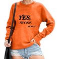 thumbnail image 2 of Gibobby Sudadera mujer Sudaderas de Halloween para mujer lindas camisetas con gráficos de fantasma playera casual de manga larga(Naranja,M), 2 of 4