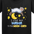 thumbnail image 4 of Inktastic I Love My Mama to the Moon and Back Cute Sheep Youth T-Shirt, 4 of 5