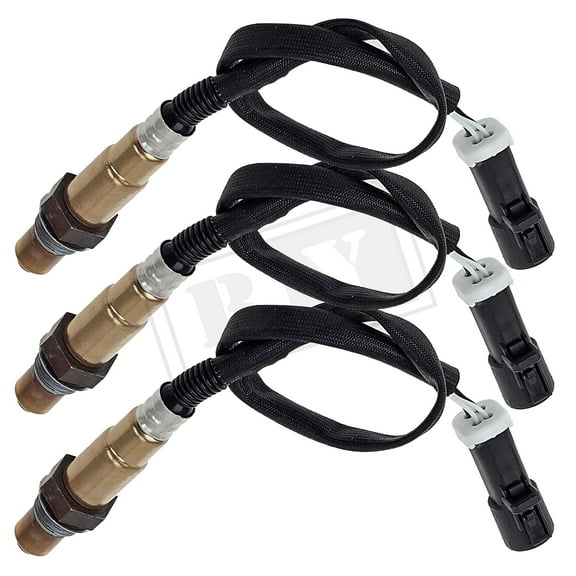 Ruiya 3Pcs Upstream Downstream For 1997-2000 Ford Ranger 4.0L O2 Oxygen Sensor