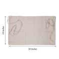 thumbnail image 3 of Arkwright Server Half Bistro Aprons (18x30, 12-Pack), Two Patch Pockets, Poly/Cotton, Adjustable, Beige, 3 of 5