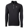 thumbnail image 2 of Men's Cutter & Buck Black Chicago Cubs Big & Tall Adapt Eco DryTec Raglan Quarter-Zip Jacket, 2 of 3