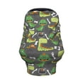 thumbnail image 2 of Haiem Cartoon Dinosaurs (2) Baby Nursing Cover & Nursing Poncho - Multi Use Cover for Baby Car Seat Canopy, Stroller Cover, 360°Full Privacy Breastfeeding Coverage, 2 of 9