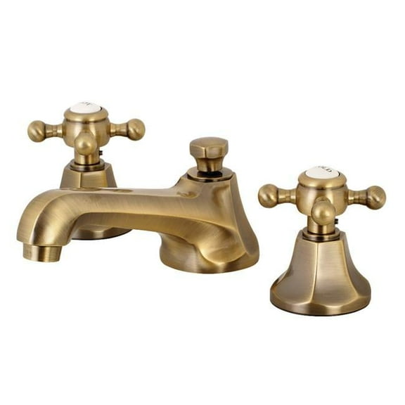 8 in. Widespread Bathroom Faucet  Antique Brass