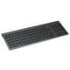 thumbnail image 1 of Teclado inalámbrico multidispositivo recargable Hugo 3.0 5.0 con cable silencioso para PC portátil Gaming gris, 1 of 5