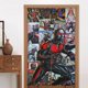 thumbnail image 4 of Cortinas opacas para decoración del hogar de niñas y niños, cortinas térmicas con ojales de animación de Ant-Man y The Wasp, cortinas opacas para dormitorio y sala de estar, 4 of 7