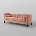 thumbnail image 6 of Posh Living Phoenix Button Tufted Velvet Sofa in Blush Pink, 6 of 8