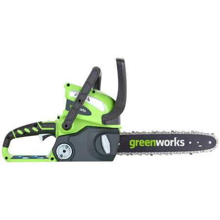 Greenworks 12-Inch 40V Cordless Chainsaw, 2Ah Battery and Charger Included