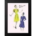 thumbnail image 2 of Unknown 18x24 Black Modern Framed Museum Art Print Titled - Knee-Length Dresses in Blue and Yellow, 1947, 2 of 5