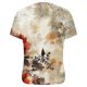 thumbnail image 5 of Camisetas de Manga Corta Casuales para las Mujeres con Cuello en V, Sudadera Casual de Poliéster, Impresión Sólida de las Señoras para la Fiesta de Trabajo Diaria, Invierno Y Primavera, 5 of 9