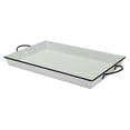 thumbnail image 5 of Hometrends White Rectangle Serving Tray, 21.77"x12.2", 5 of 5