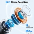 thumbnail image 5 of AI Translation Earbuds 0.3s Real Time Translator, 164 Languages, ANC & Bluetooth Headphones 6.0 with Clear Calls, 35H of Playtime, Smart AI Wireless Earbuds for Travel, Meetings & Learning, 5 of 13